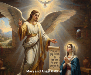 Mary and Angel Gabriel