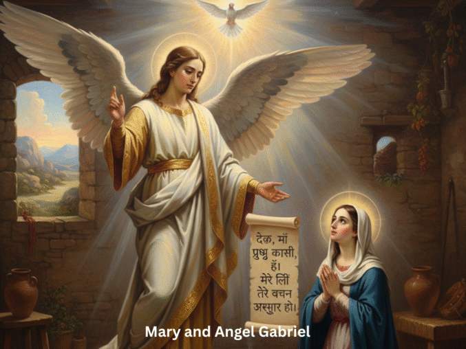 Mary and Angel Gabriel