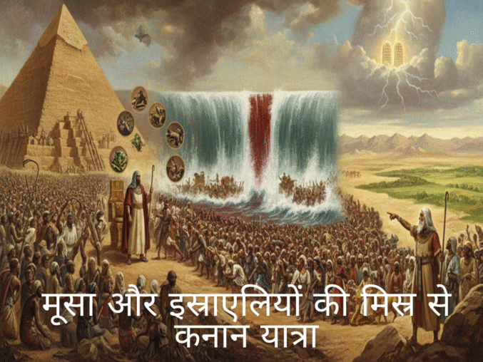 मूसा और इस्राएलियों की मिस्र से कनान यात्रा