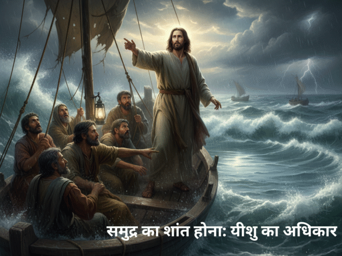 समुद्र का शांत होना यीशु का अधिकार