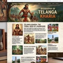 Biography of Telanga Kharia